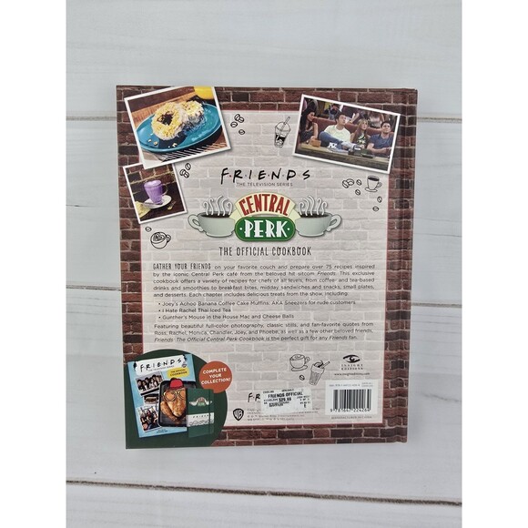 Friends The Official Central Perk Cookbook Classic TV Cookbooks, 90s TV - Picture 5 of 6